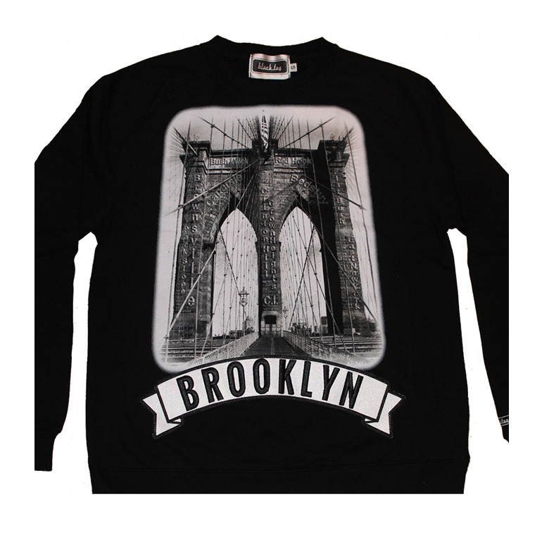 BlackTag Custom Graphic Brooklyn Bridge Sweatshirts