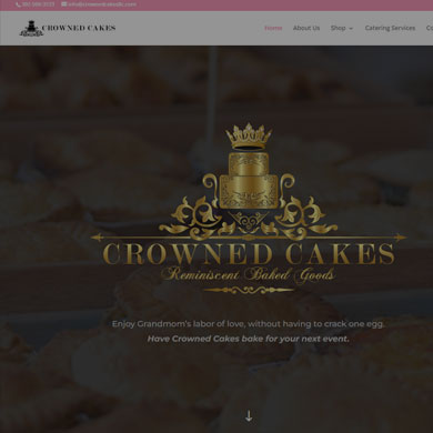 Crowned Cakes Website Project