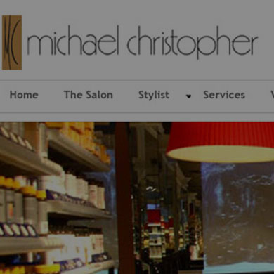 Michael Christopher Hair Salon Website